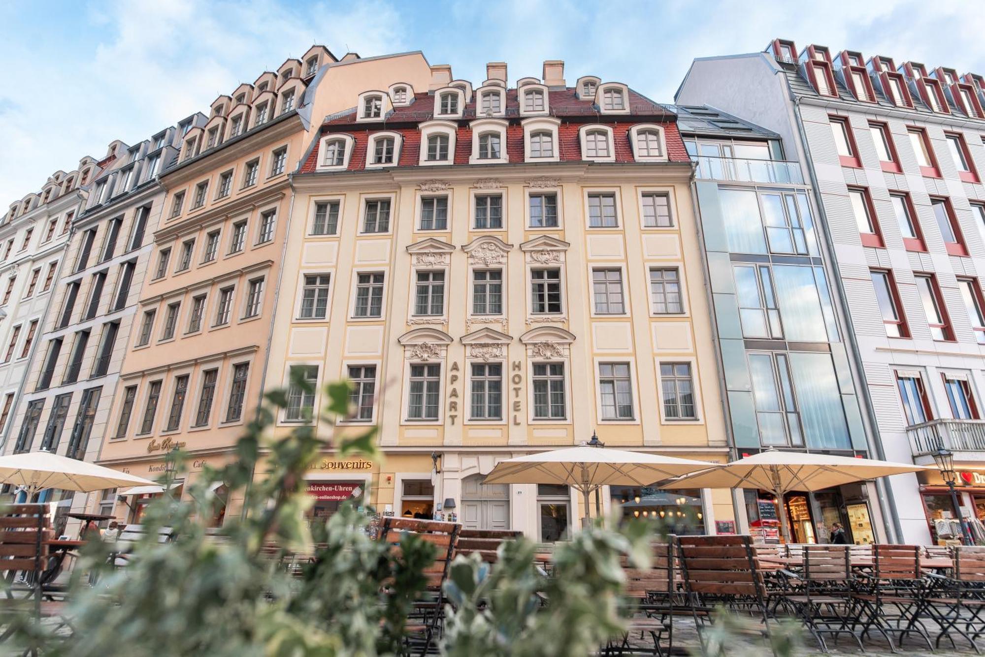 Familienapartment Mit Panoramablick Zur Frauenkirche Dresde Exterior foto